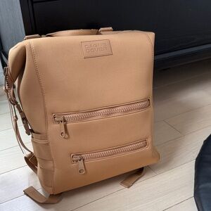 Dagne Dover Camel Backpack Diaper Bag Large